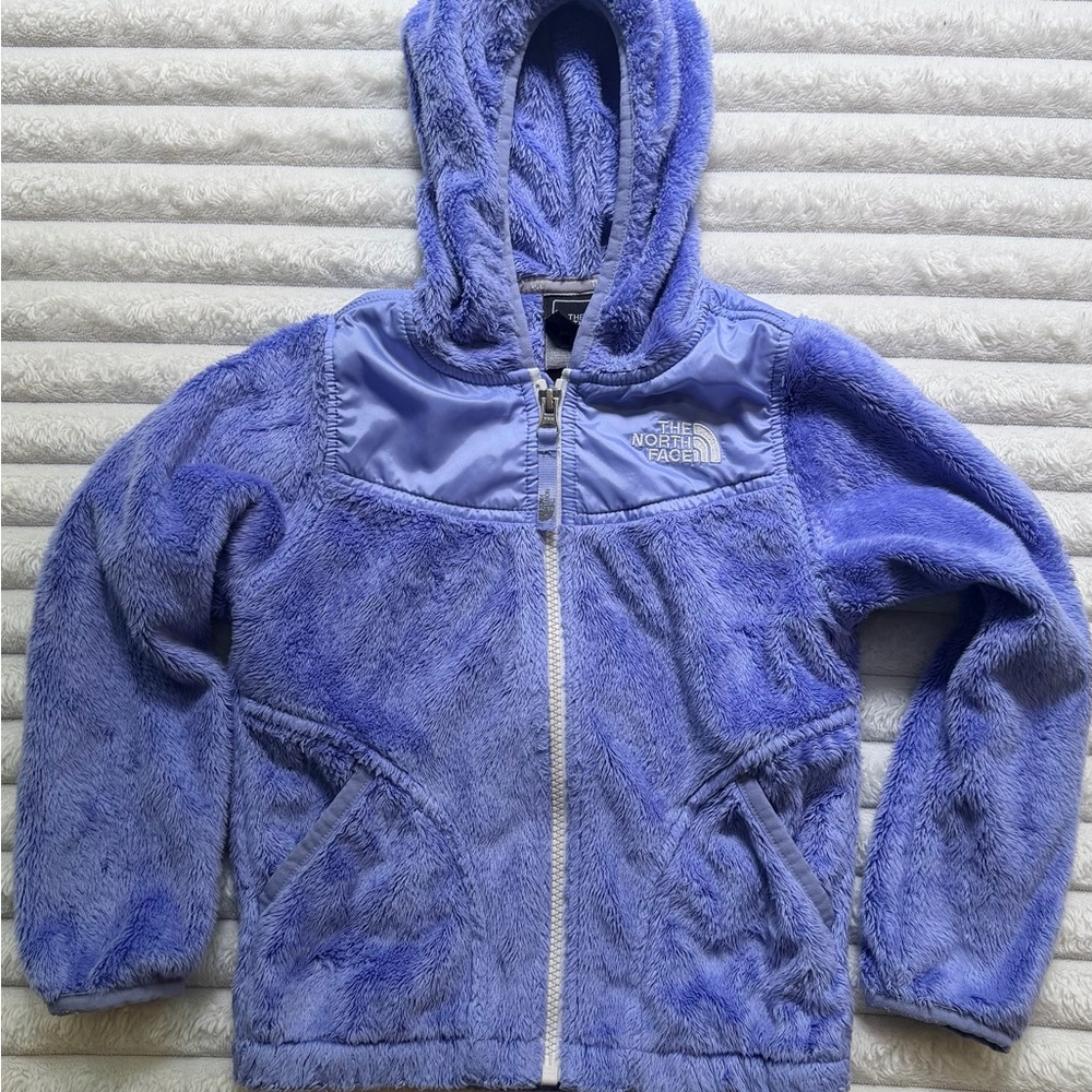 The North Face Kids Lavender Fleece Hooded Jacket